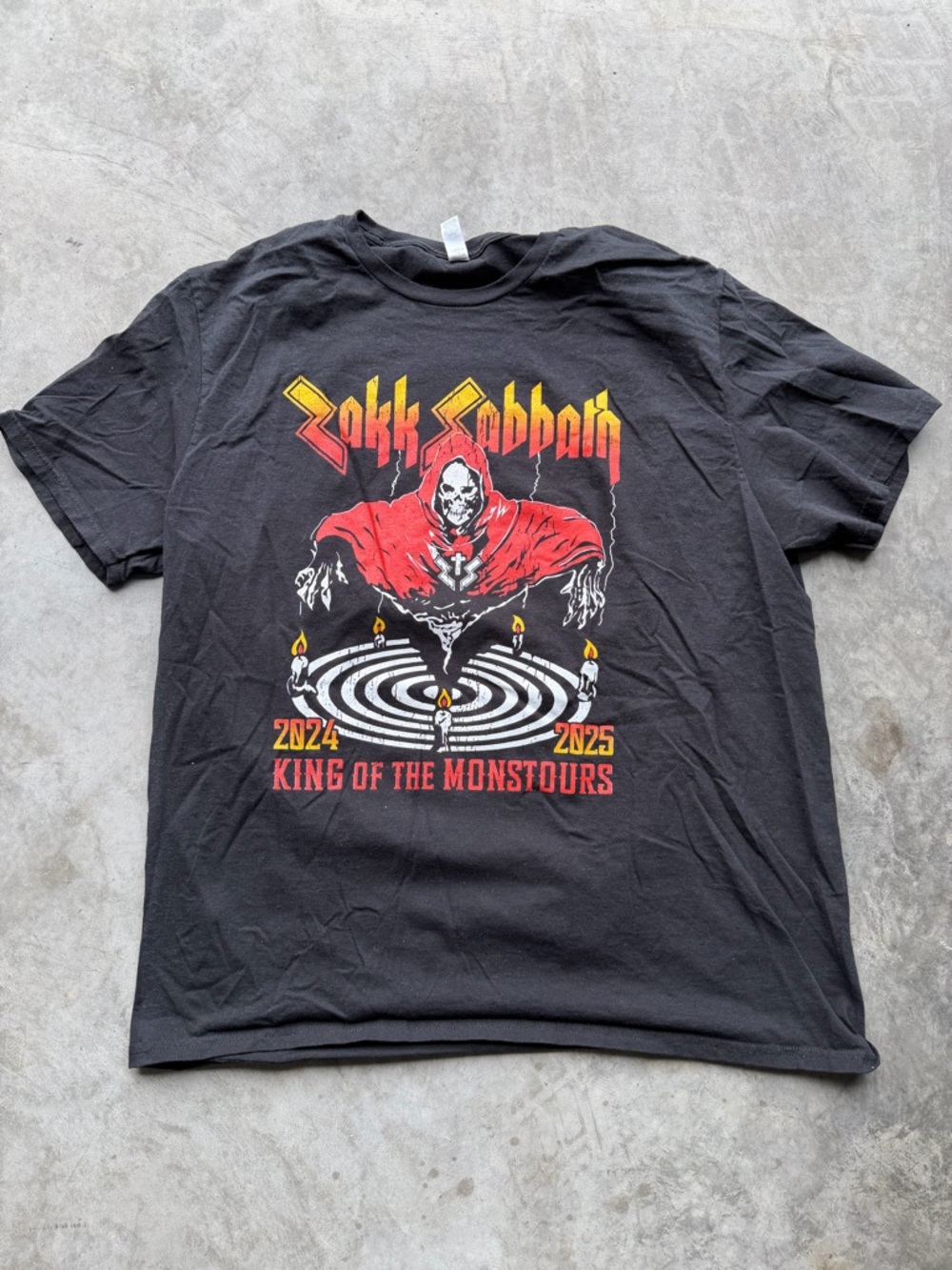 Men’s XXL Zakk Sabbath 2024-2025 Tour T Shirt